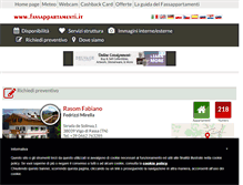 Tablet Screenshot of fabiano.vigoappartamenti.it